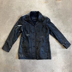 Dimitri vintage leather jacket blazer